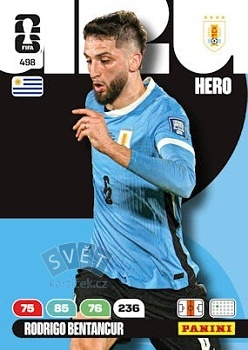 Rodrigo Bentancur Uruguay Panini FIFA World Cup 2026 Adrenalyn XL #498